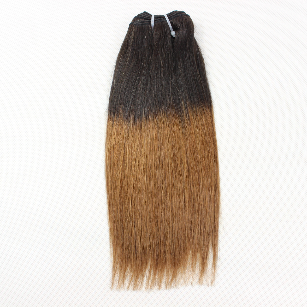  Ombre 1B/Brown 2T Color 100% Human Hair Weft Extensions YL167